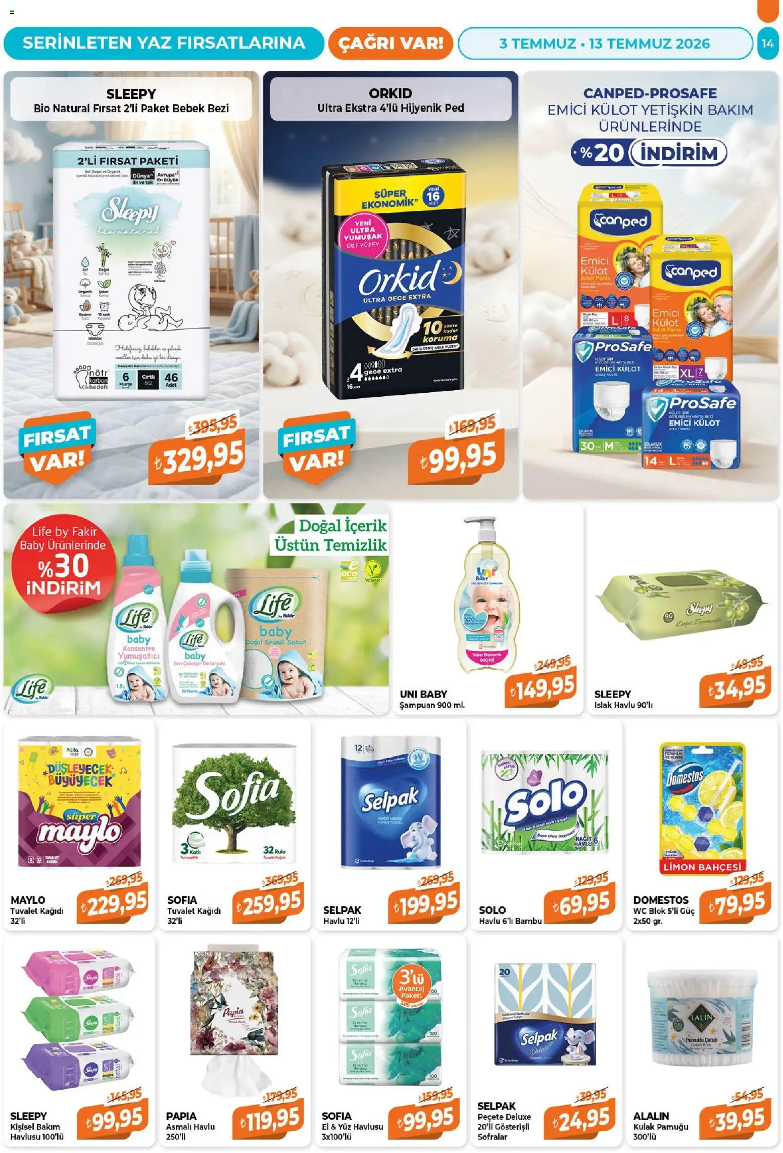 Çağrı Market Katalog - 03 Temmuz 2026 tarihinden itibaren geçerlidir | Sayfa: 14