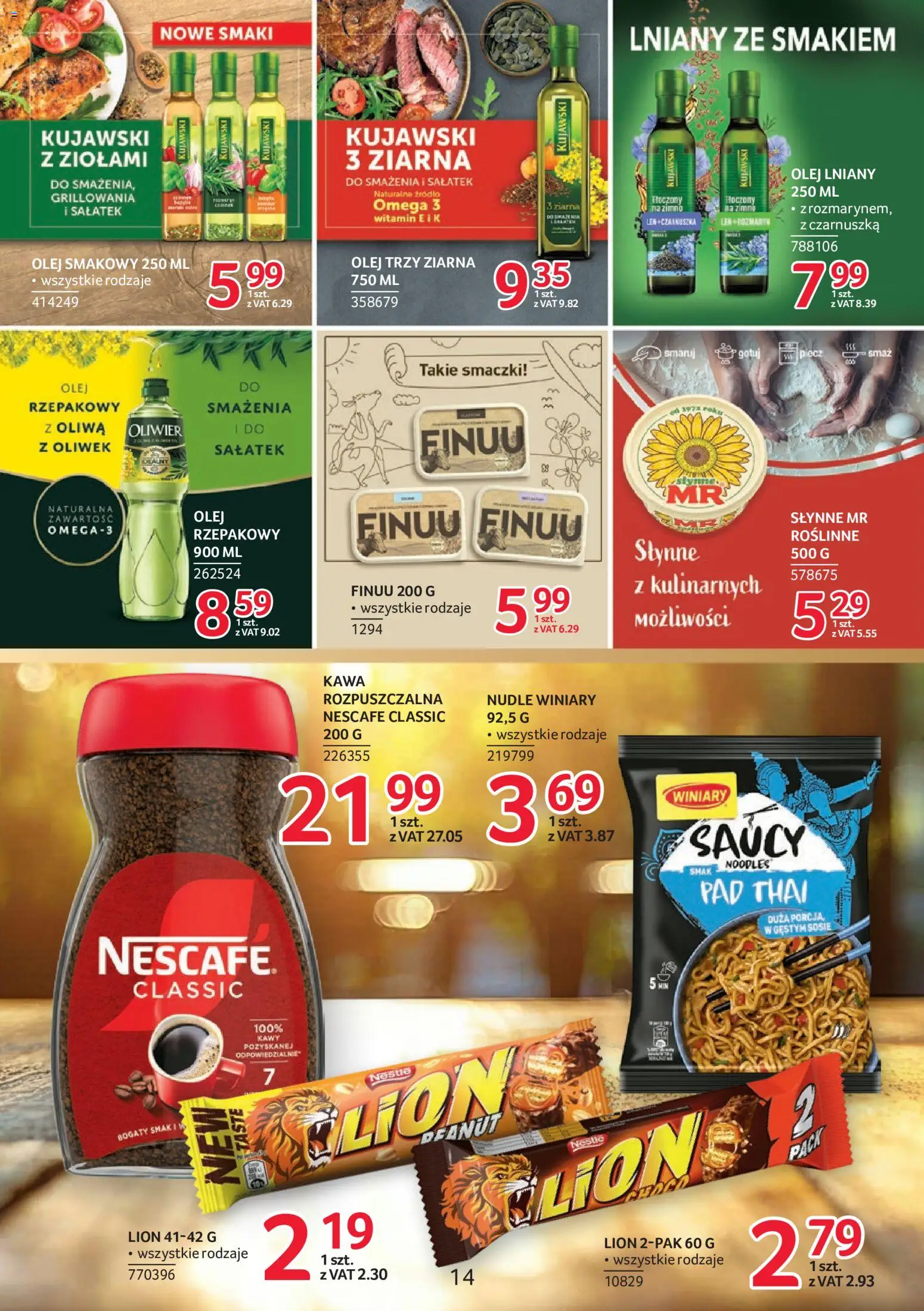 Selgros cash&carry gazetka - Markowe produkty od 21.05.2026 | Strona: 14 | Produkty: Czarnuszka, Nescafe, Kawa rozpuszczalna, Kawa