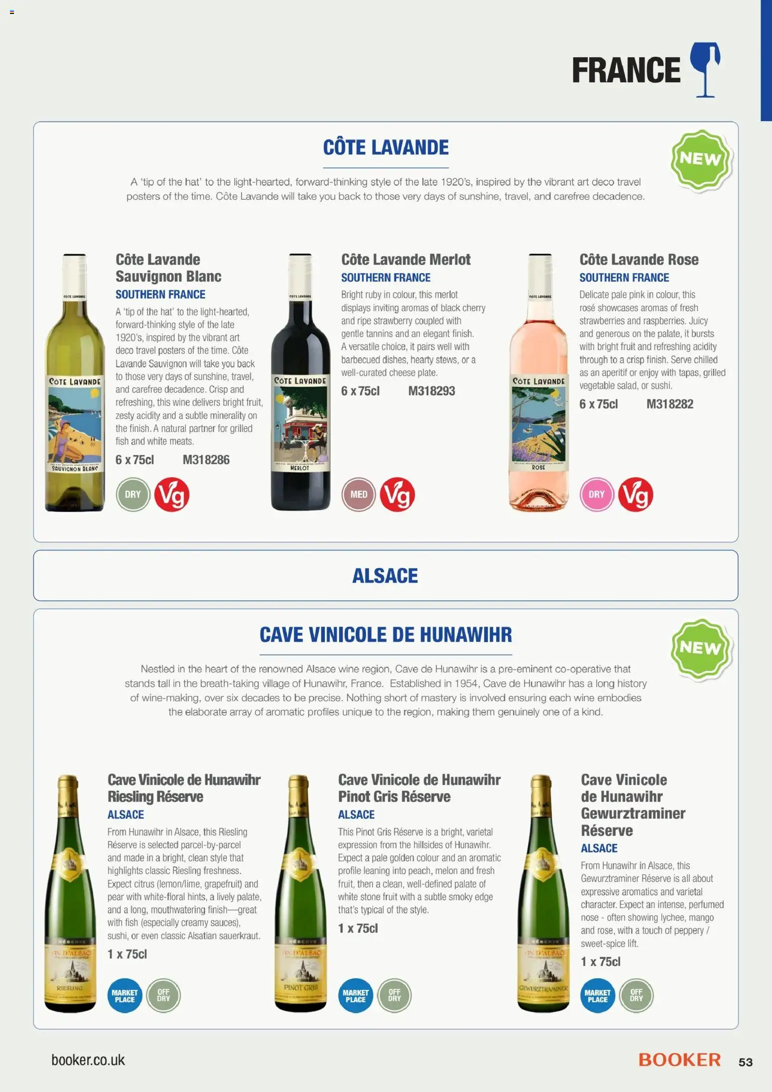 {H1} | Page: 53 | Products: Cheese, Wine, Mango, Strawberry