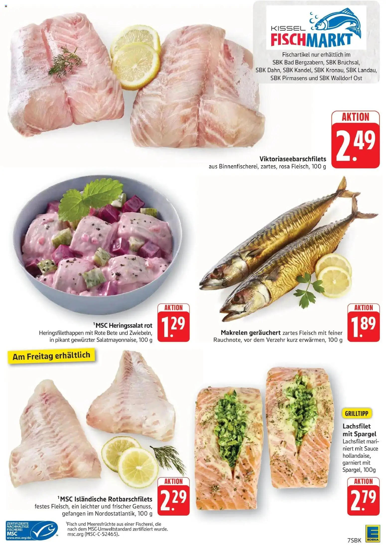 Edeka prospekt Pirmasens – gültig ab 26.05.2026 | Seite: 7 | Produkte: Bad, Spargel, Meeresfrüchte, Fleisch