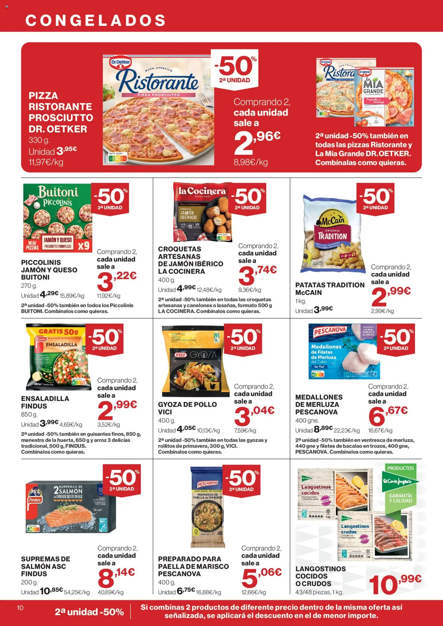 Supercor folleto │ válido desde el 16/07/2026 | Página: 10 | Productos: Queso, Jamón, Pizza, Canelones