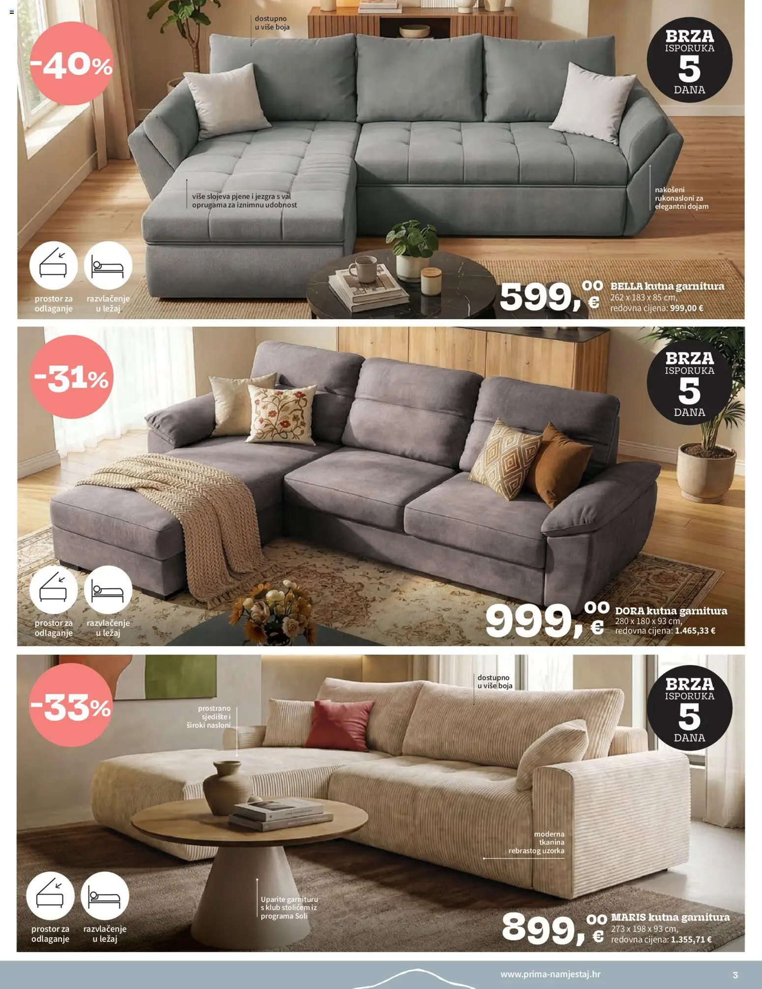 Prima katalog | vrijedi od 01.06.2026 | Stranica: 3 | Proizvodi: Kutna garnitura