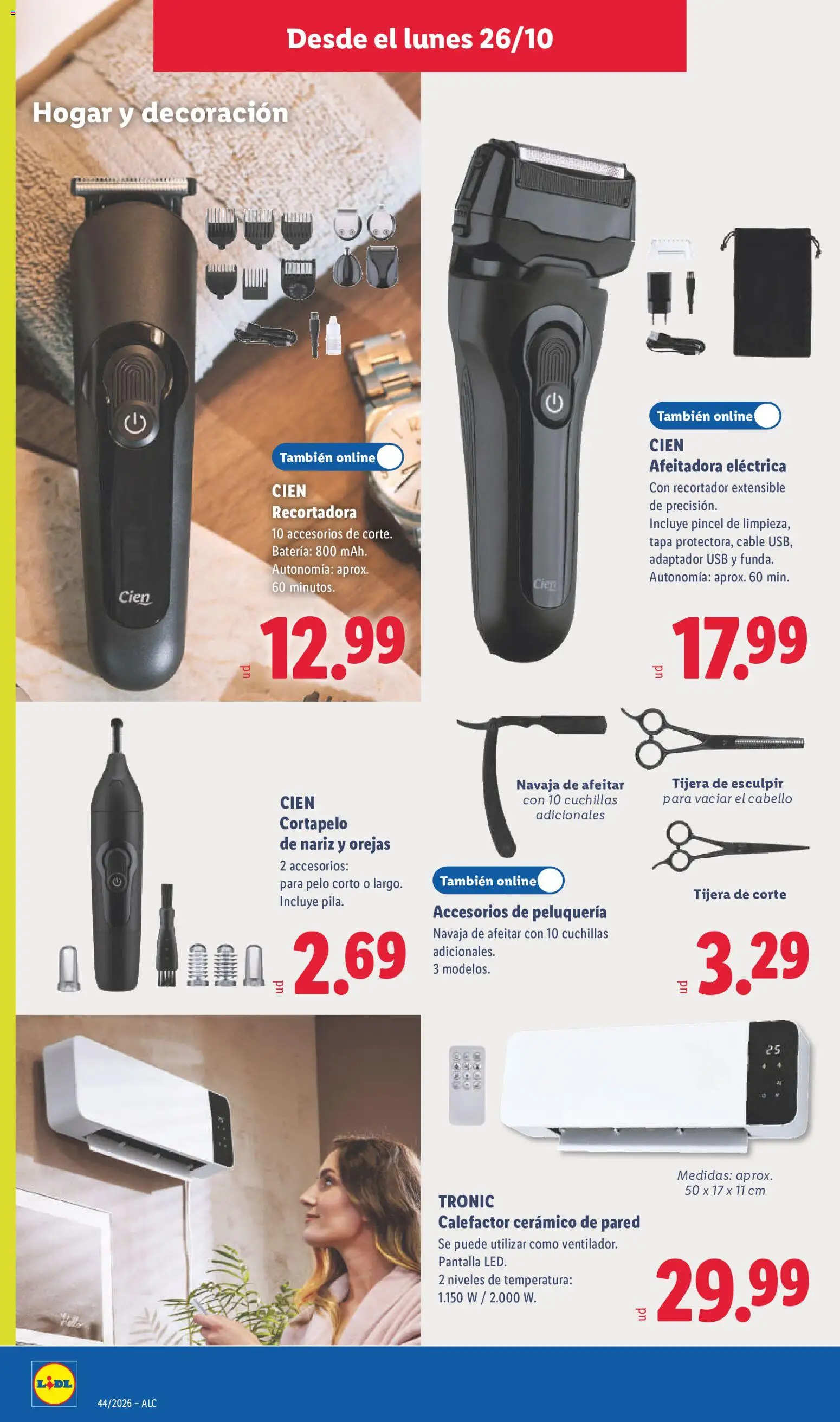 Lidl folleto de bazar │ válido desde el 26/10/2026 | Página: 18