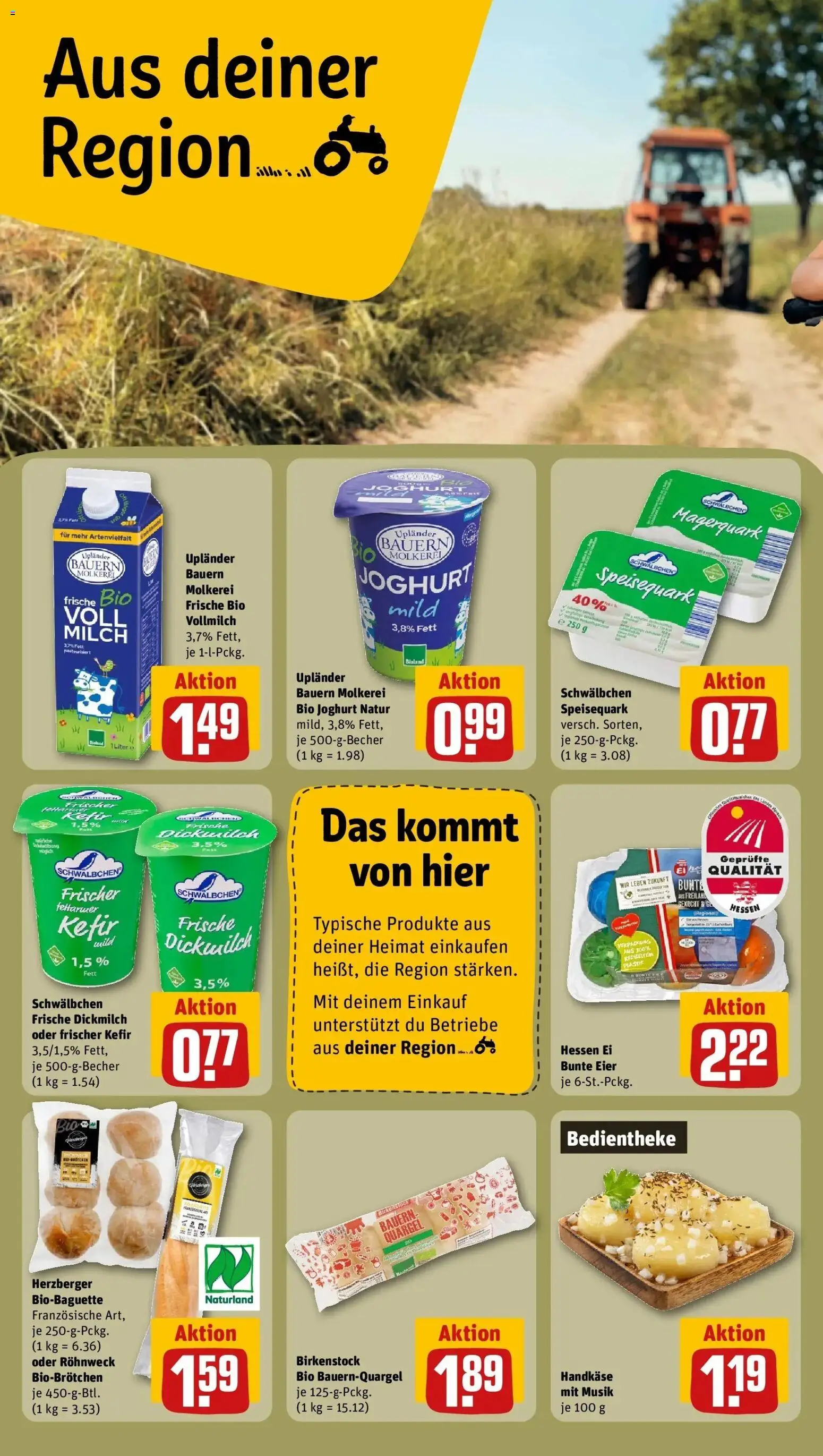 REWE Prospekt ab 24.08.2026 zum Blättern » Angebote | Seite: 20 | Produkte: Kefir, Joghurt, Eier, Speisequark