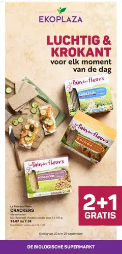 Ekoplaza folder - Voorbeeld van een folder van Ekoplaza, geldig van 23-09-2026