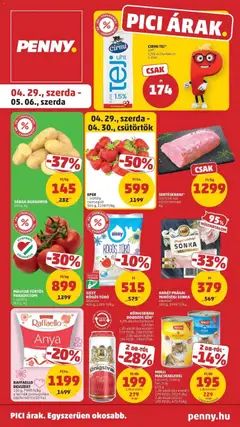 Penny aktuális akciós újság - amely érvényes a következő dátumtól: 29.04.2026