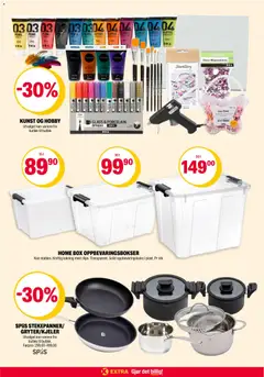 Forhåndsvisning av Coop Extra kundeavis gyldig fra 28/09/2026 | Side: 22 | Produkter: Oppbevaringsbokser, Oppbevaringsboks, Glitter, Glass