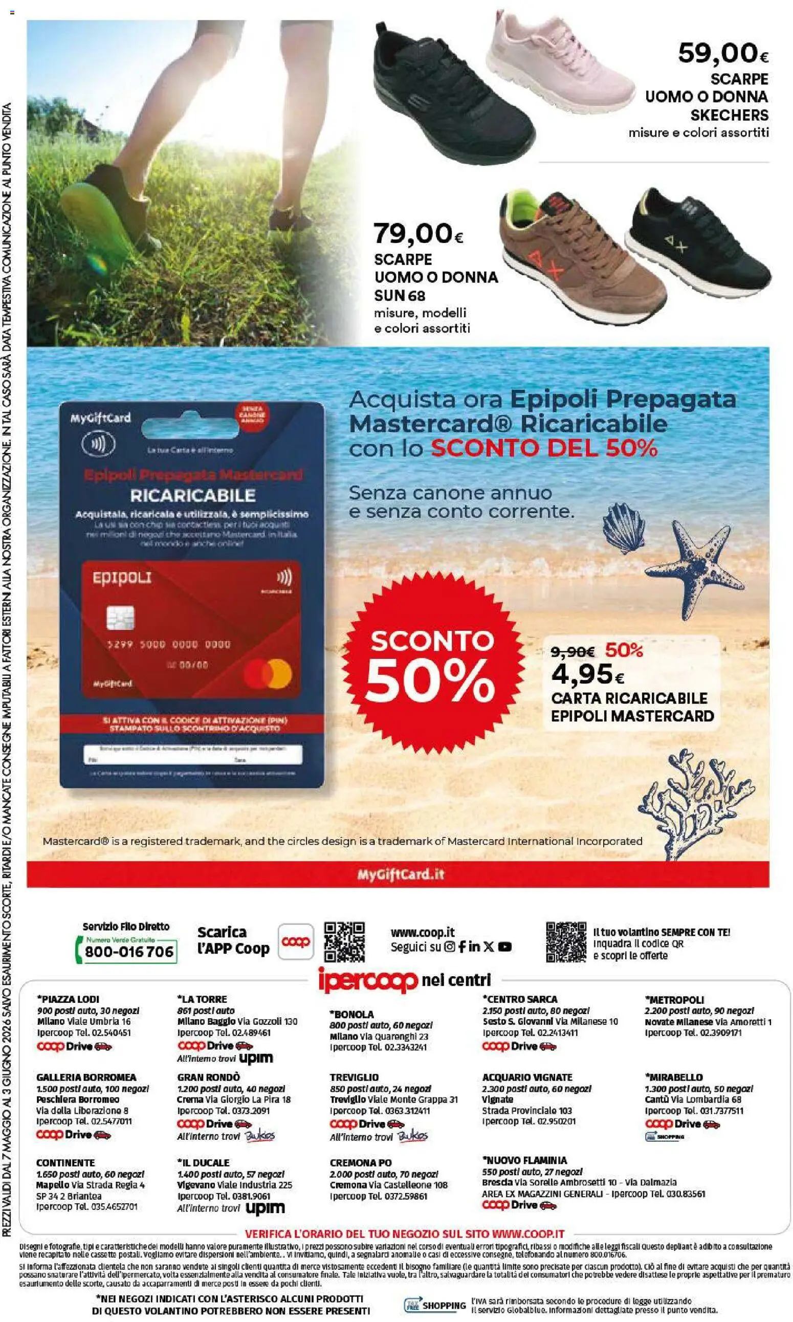 Volantino Ipercoop del 07.05.2026 | Pagina: 33 | Prodotti: Crema, Tè, Scarpe, The