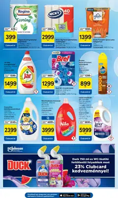 Tesco aktuális akciós újság - amely érvényes a következő dátumtól: 2026.10.21. | Oldal: 27 | Termékek: Jar, Papírtörlő, Pronto, Mosogatószer
