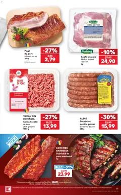 Ofertele Kaufland valabile de la 16.09.2026 | Pagină: 19 | Produse: Aplică, Ceafa de porc, Vitrină, Carne De Porc