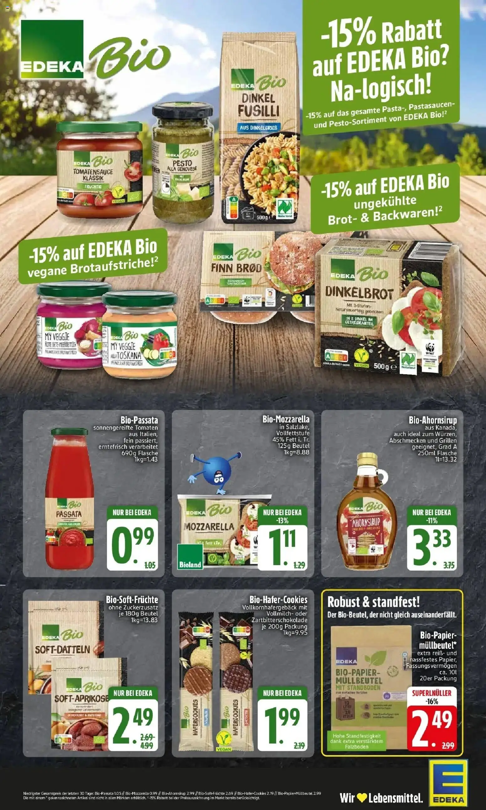 Edeka Prospekt Burgau (ab 10.08.2026) » Angebote Online | Seite: 2 | Produkte: Mozzarella, Tomaten, Brot