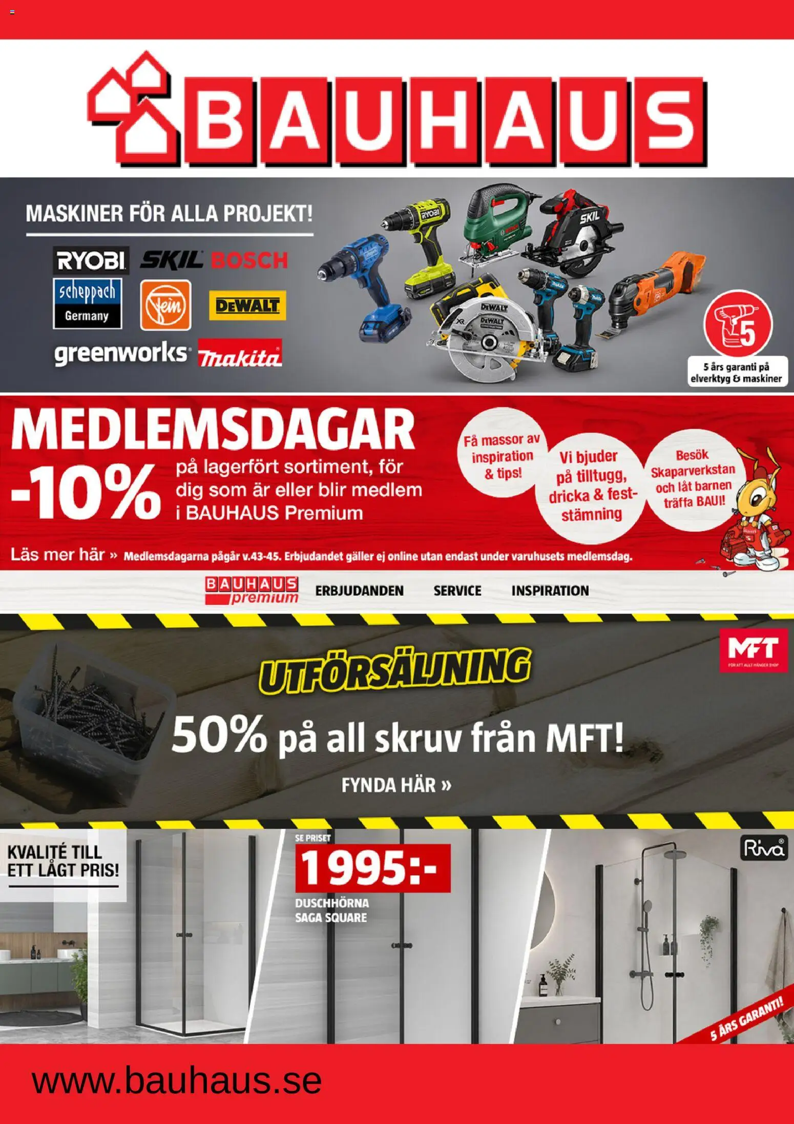 Bauhaus reklamblad aktuell från 25/10/2026 | Sida: 1