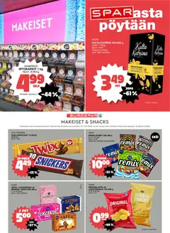 Tokmanni-mainoslehti voimassa 16.06.2026 alkaen | Sivu: 6 | Tuotteet: Irtokarkit, Suklaapatukat, Juusto, Ananas