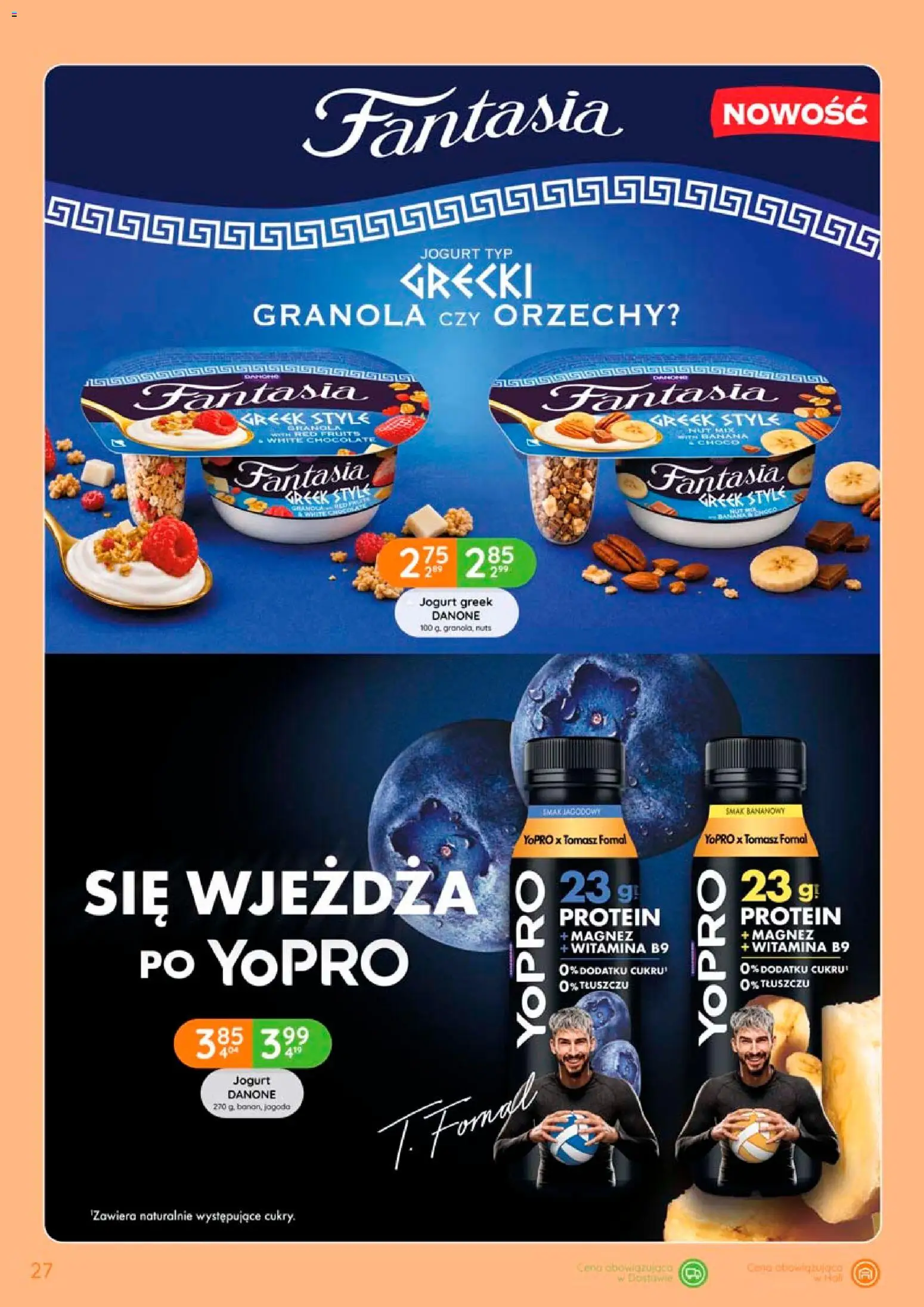 Eurocash gazetka od 17.09.2026 | Strona: 27 | Produkty: Granola, Jogurt, Orzechy
