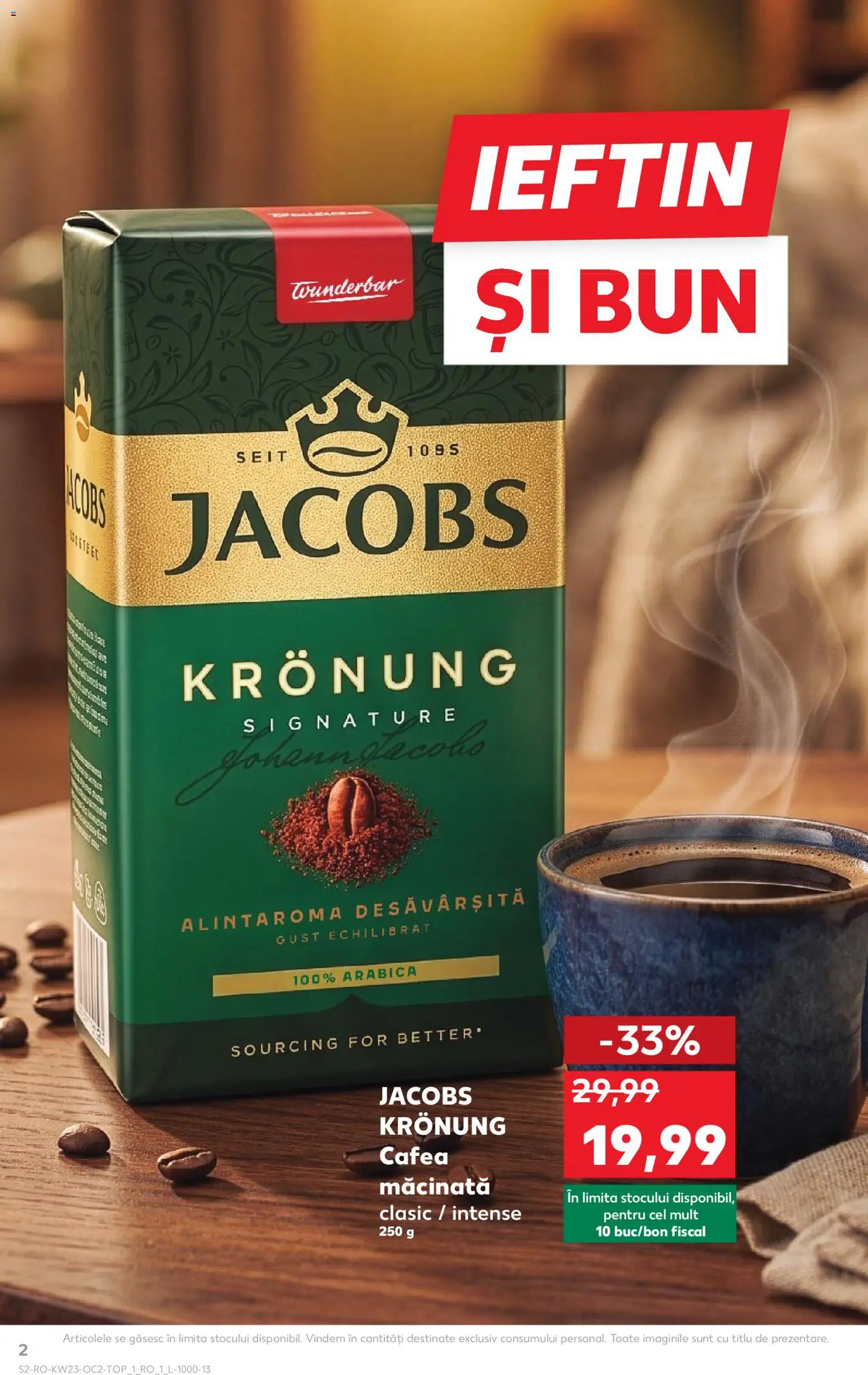 Noul catalog Kaufland – valabil de la 03.06.2026 | Pagină: 2 | Produse: Köpek çiti, Cafea