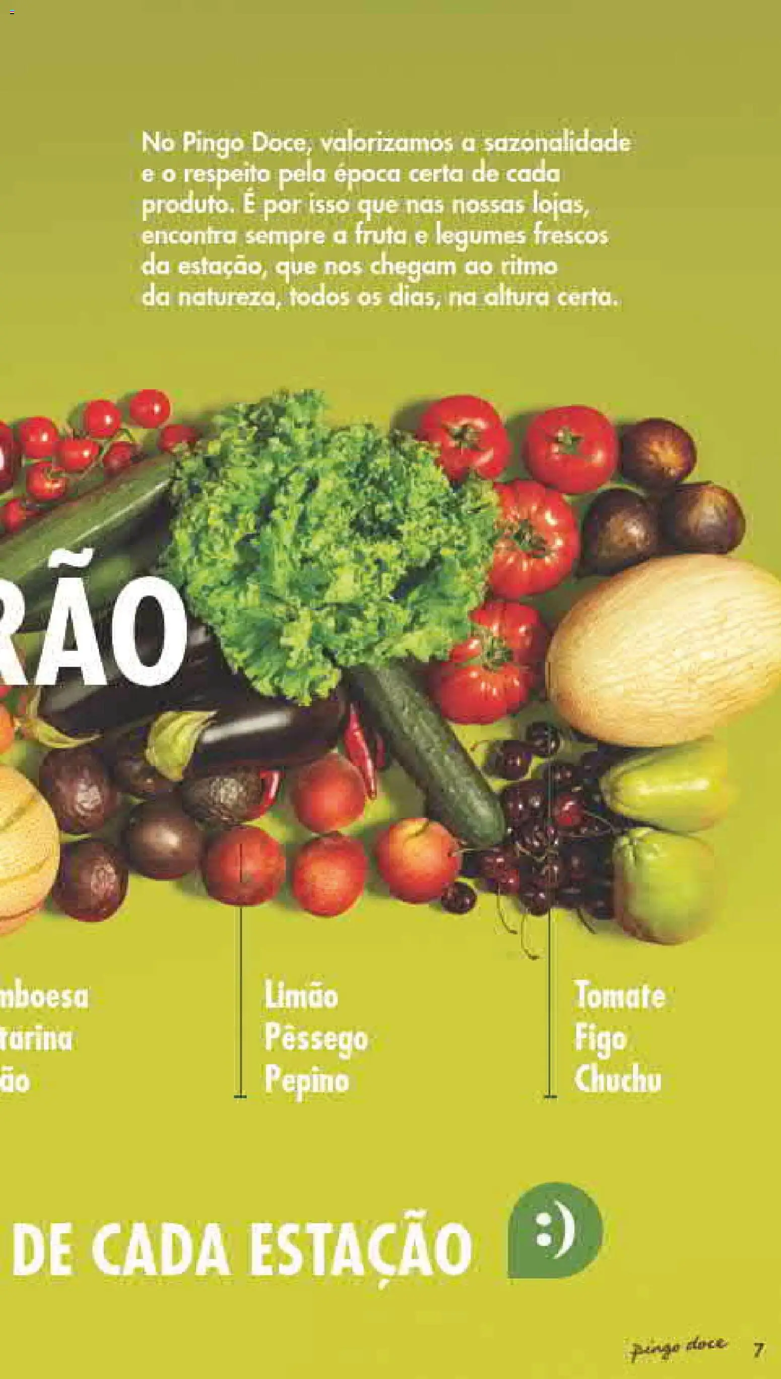 Pingo Doce Fruta e Legumes │ válido de 30/06/2026 | Página: 7 | Produtos: Chuchu, Tomate