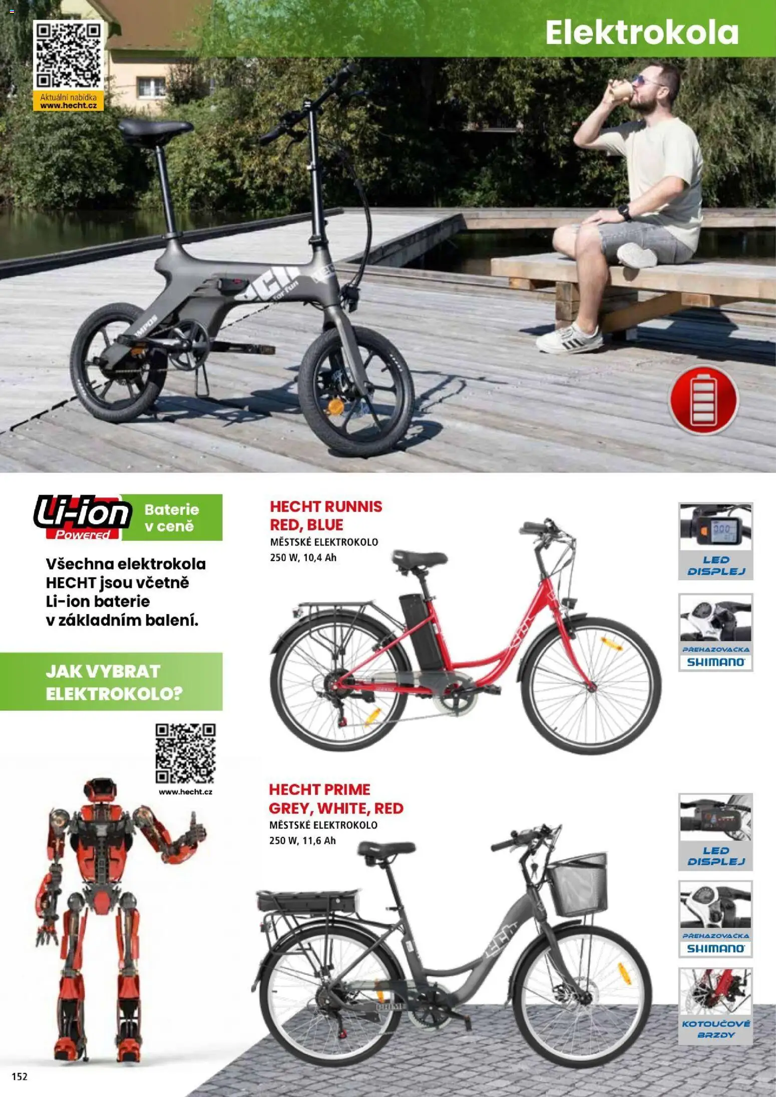 Hecht katalog - Léto - podzim 2026 od 21.08.2026 | Strana: 152 | Produkty: Hecht, Elektrokolo, Baterie