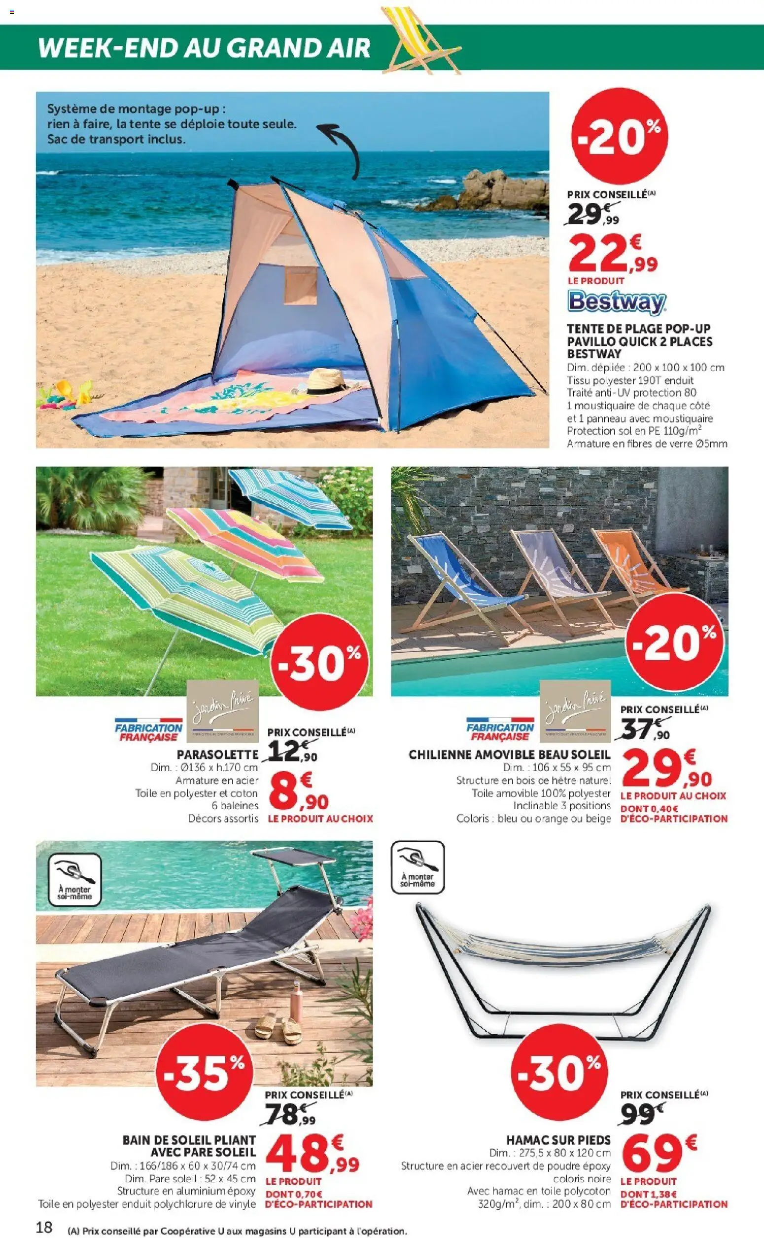 {H1} | Page: 18 | Produits: Sac, Tente, Hamac, Poudre