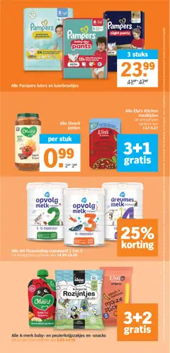Ella's Kitchen, organic, pasta met een he-le-boel groente, Ella's Kitchen organic pasta met een he-le-boel groente - Voorbeeld van een folder van Albert Heijn, geldig van 26-10-2026 | Pagina: 35