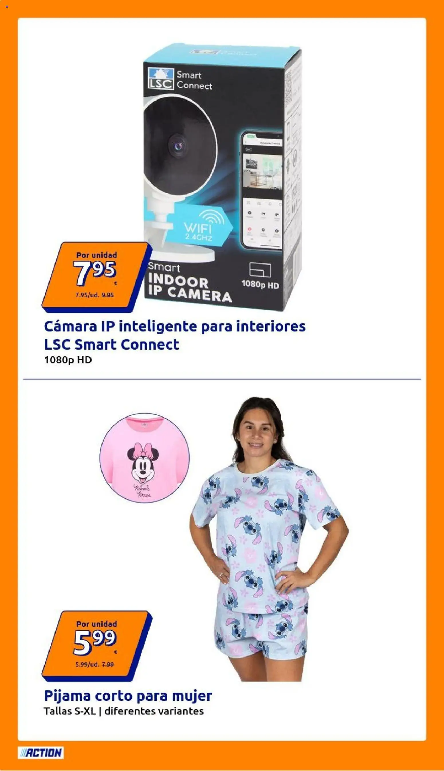 Action folleto │ válido desde el 01/07/2026 | Página: 4 | Productos: Pijama, Cámara