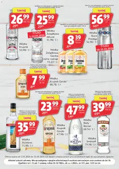 Pogląd oferty "Prim Market gazetka - Oferta alkoholowa" - ważna od 01.05.2026 | Strona: 5 | Produkty: Wódka Stock, Wódka bocian, Wódka Stumbras, Alkohol