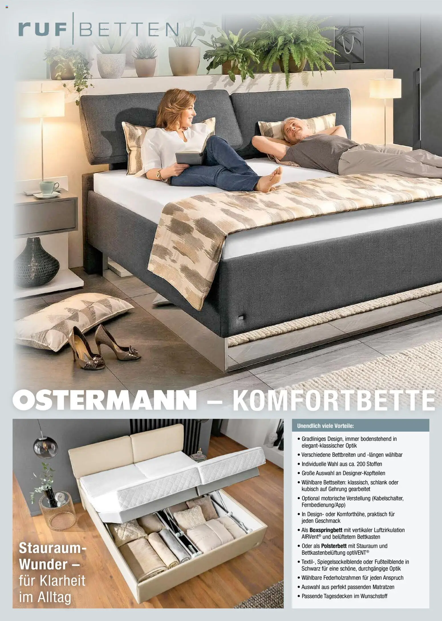 Ostermann Schlafen-spezial – gültig ab 28.05.2026 | Seite: 22 | Produkte: Boxspringbett, Polsterbett