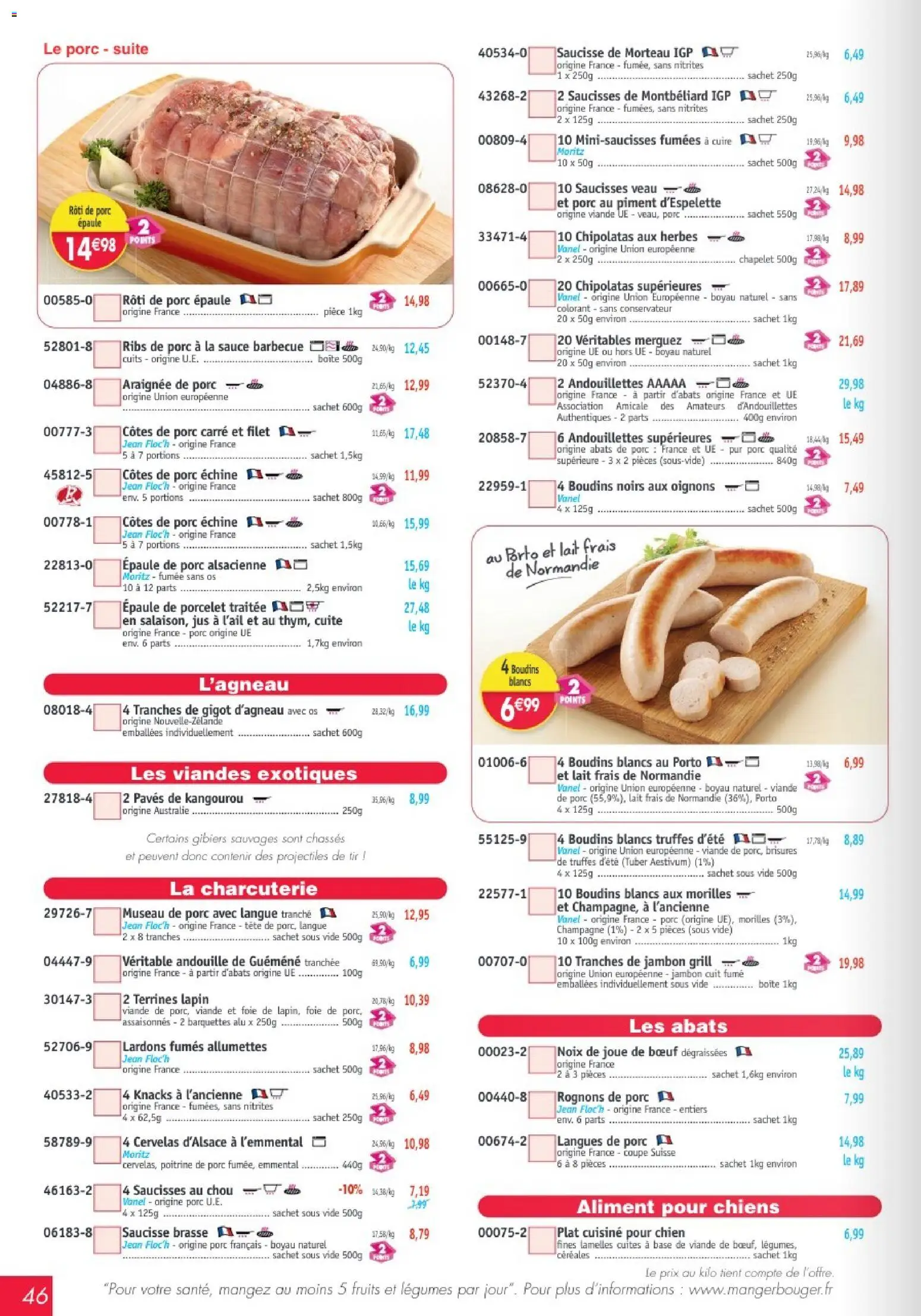 {H1} | Page: 46 | Produits: Épaule de porc, Champagne, Piment d'espelette, Noix