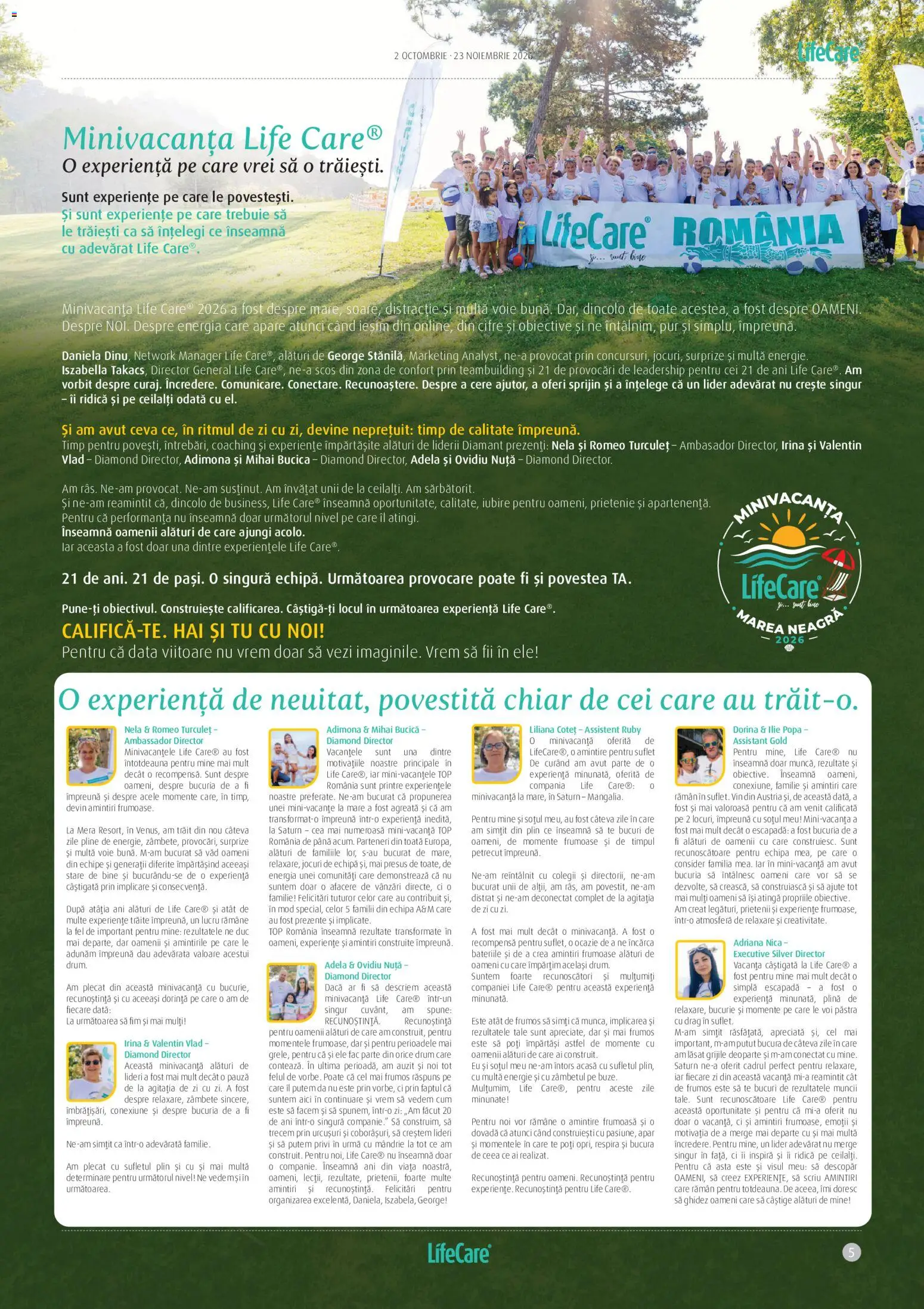 Noul catalog Life Care – valabil de la 02.10.2026 | Pagină: 5 | Produse: Top, Vin