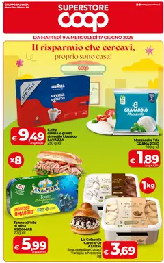 Anteprima del volantino COOP volantino Superstore Sicilia valido a partire dal 09.06.2026