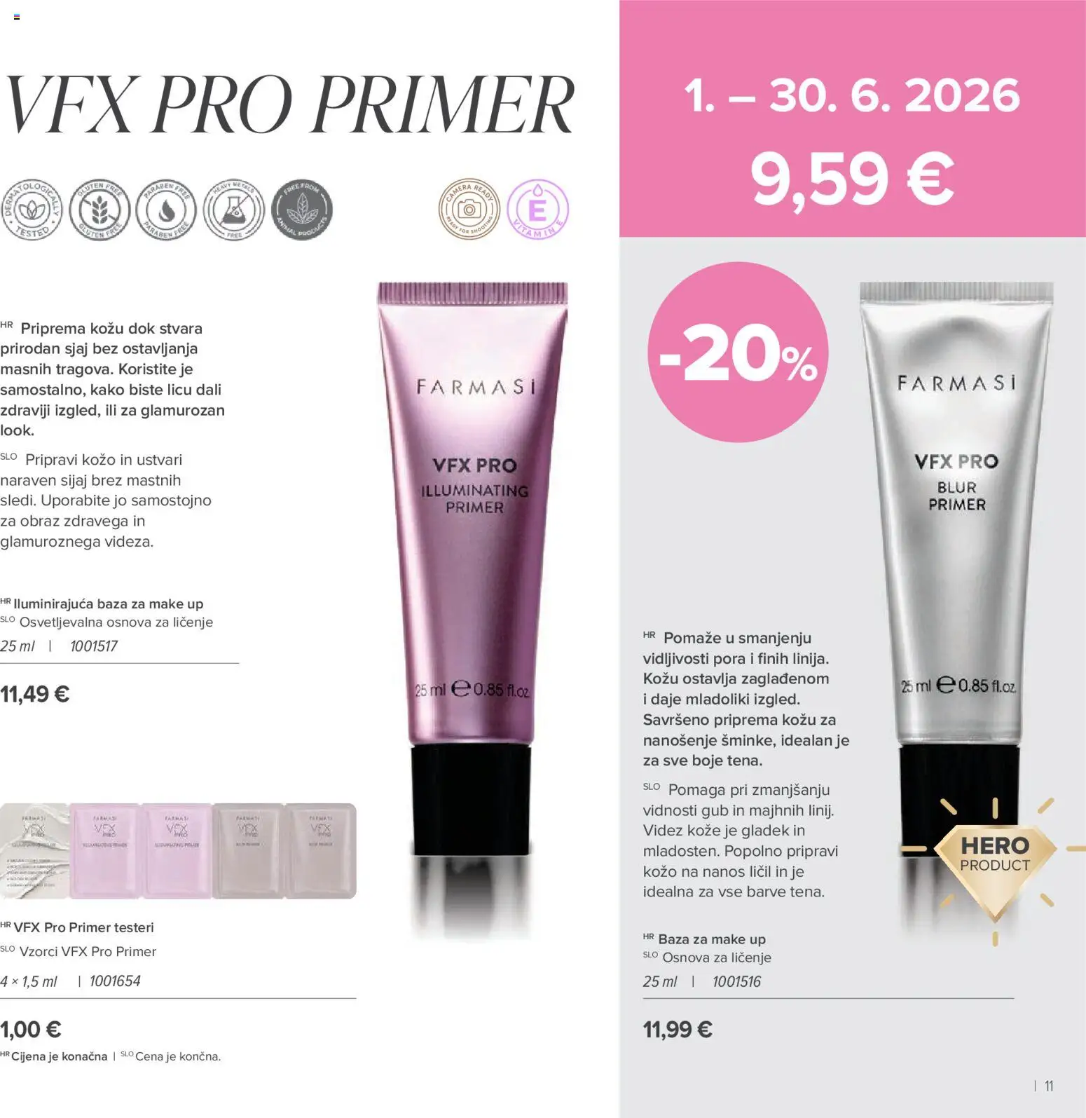 Farmasi katalog | vrijedi od 01.05.2026 | Stranica: 11 | Proizvodi: Primer