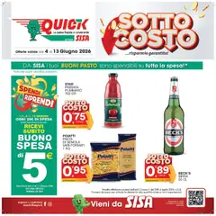 Anteprima del volantino SISA volantino Quick valido a partire dal 04.06.2026
