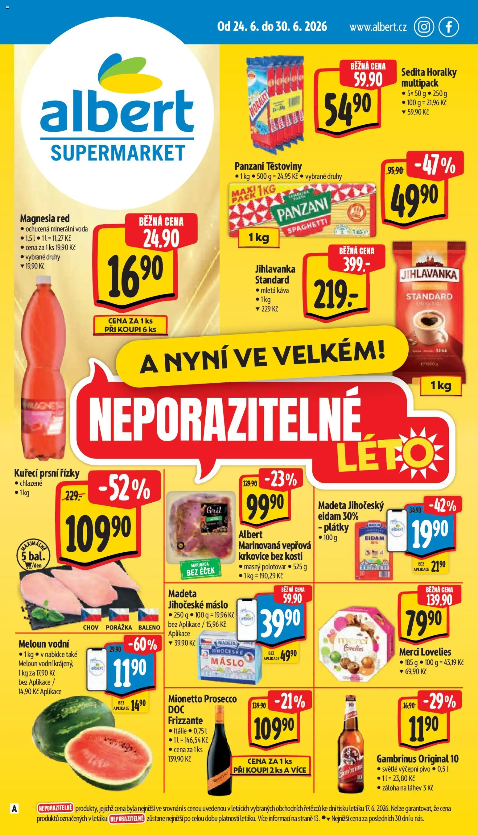 Albert leták - Supermarket od 24.06.2026 | Strana: 1