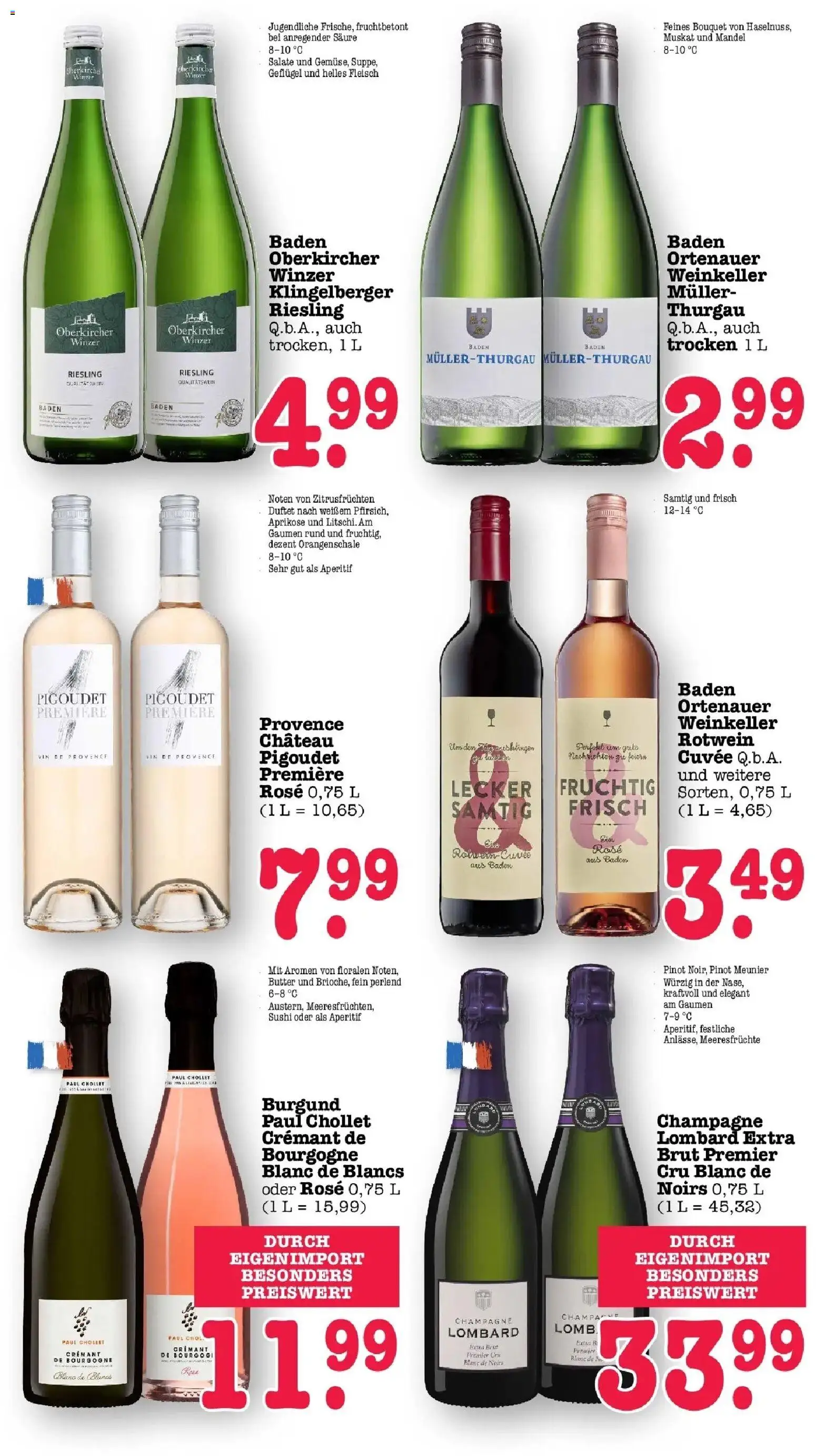 Edeka prospekt Bühlertal	 – gültig ab 27.04.2026 | Seite: 15 | Produkte: Butter, Rotwein, Meeresfrüchte, Fleisch