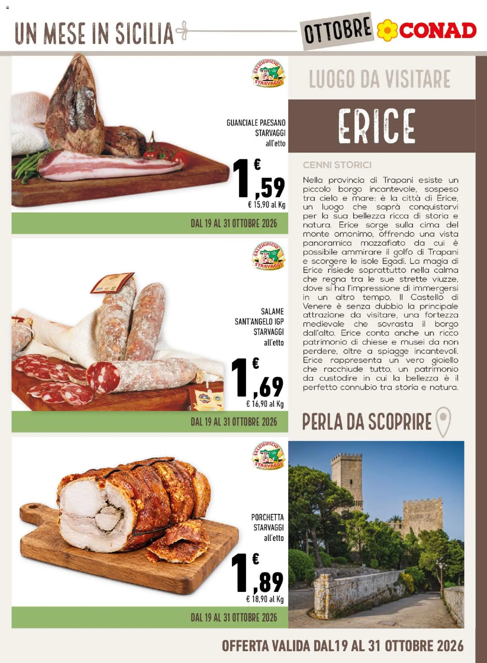 Volantino Conad del 30/09/2026 | Pagina: 5 | Prodotti: Porchetta, Salame, Guanciale