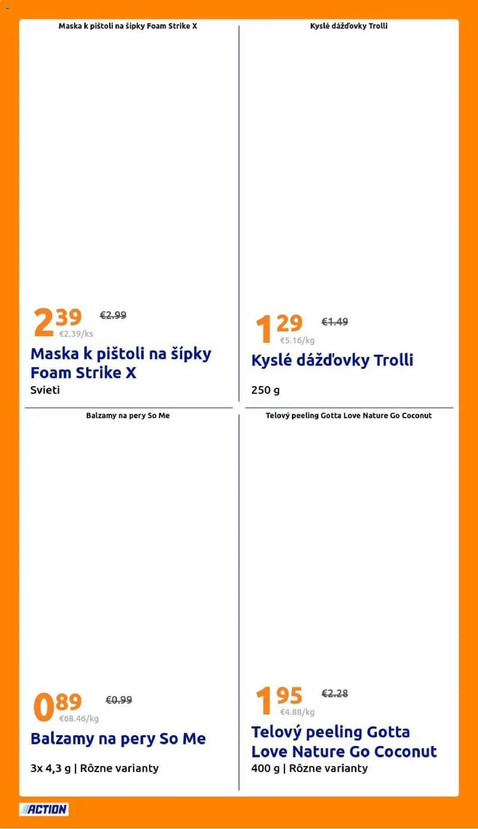 Nové Action akcie – leták je platný od 12.08.2026 | Strana: 26 | Produkty: Maska, Peeling