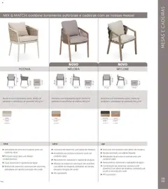 Pré-visualização Hôma - Catálogo Hespéride válido de 11.05.2026 | Página: 109 | Produtos: Cadeiras, Banco, Mesa, Cadeira