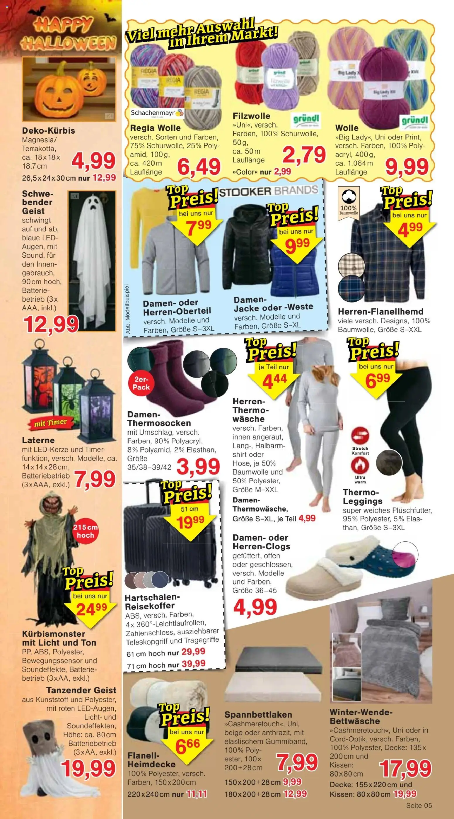 Jawoll Prospekt – gültig ab 05.10.2026 | Seite: 9 | Produkte: Shirt, Kissen, Batterie, Weste