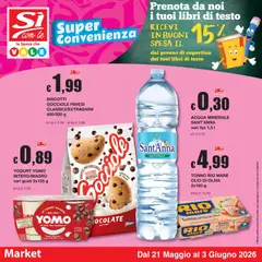 Anteprima del volantino Sì con Te volantino Market valido a partire dal 21.05.2026