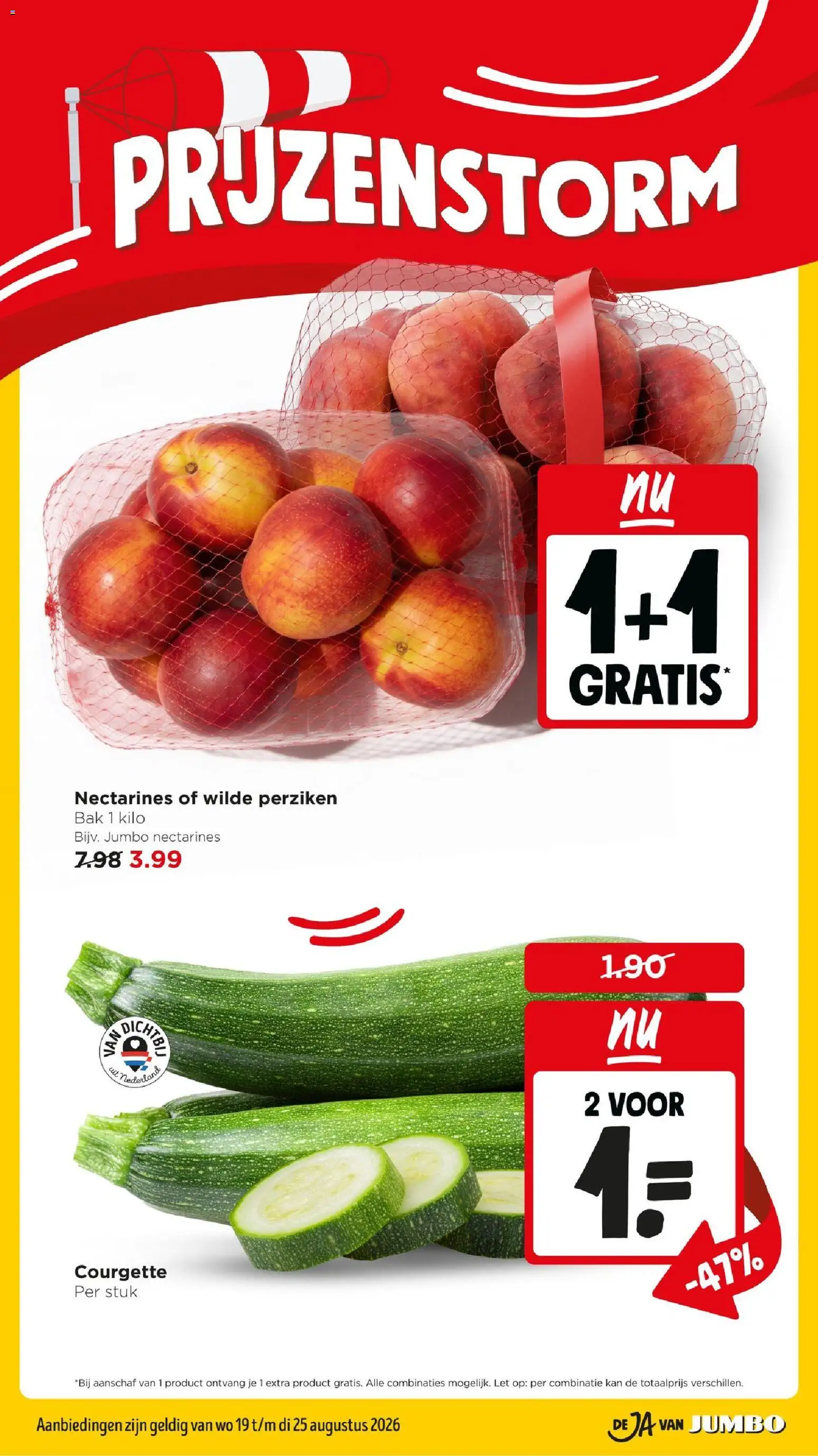 {H1} | Pagina: 12 | Producten: Nectarines, Courgette, Kan, Perziken
