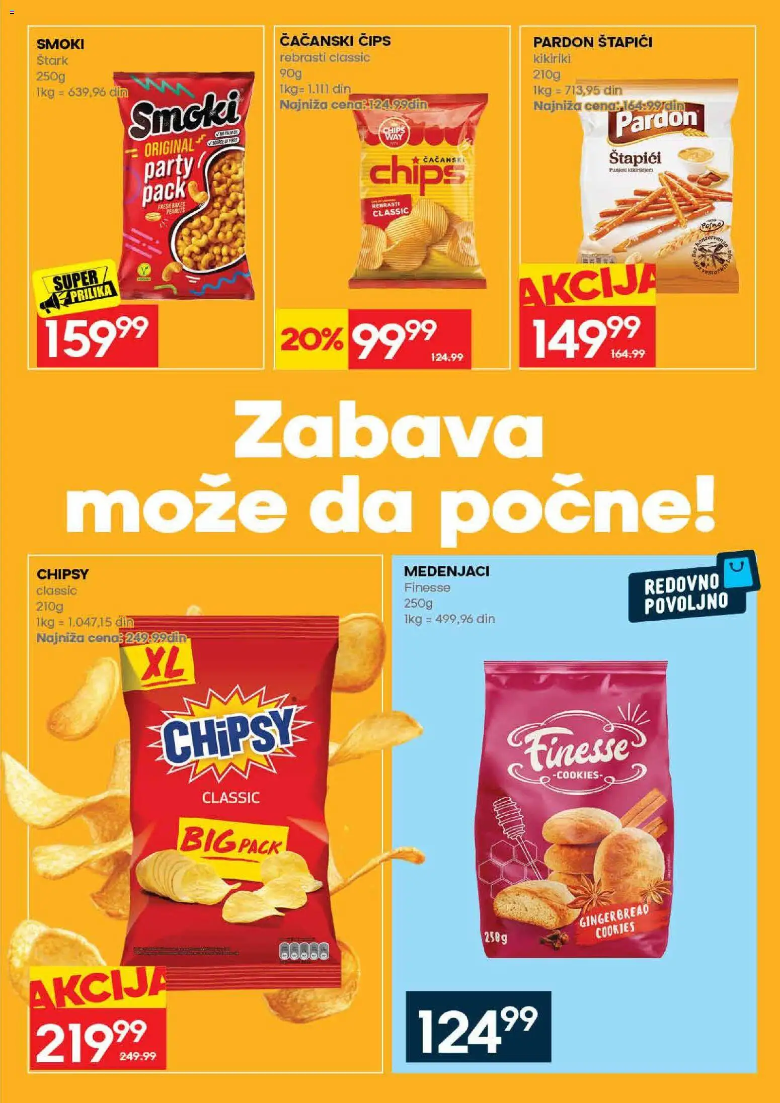Roda katalog - važi od 30.07.2026 | Strana: 21 | Proizvode: Čips, Smoki, Kikiriki, Medenjaci