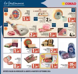 Anteprima del volantino MORTADELLA AUGUSTISSIMA ORO GALBANI classica, con pistacchi, Mortadella Augustissima Oro Galbani classica, con pistacchi valido a partire dal 26/08/2026 | Pagina: 8