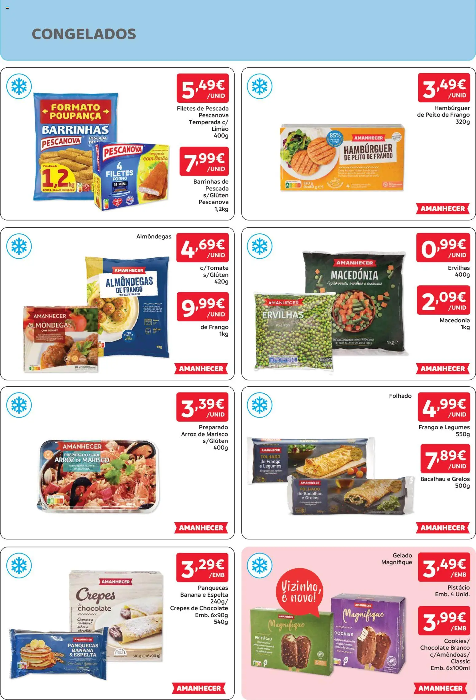 Amanhecer folheto │ válido de 29/10/2026 | Página: 5 | Produtos: Cenouras, Pratos, Frango, Hambúrguer