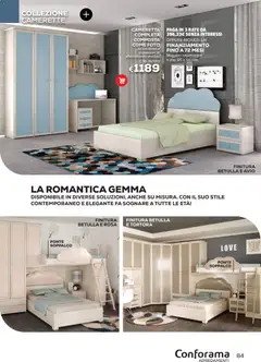 Anteprima del volantino Conforama volantino Arredo valido a partire dal 22/06/2026 | Pagina: 84 | Prodotti: Materasso