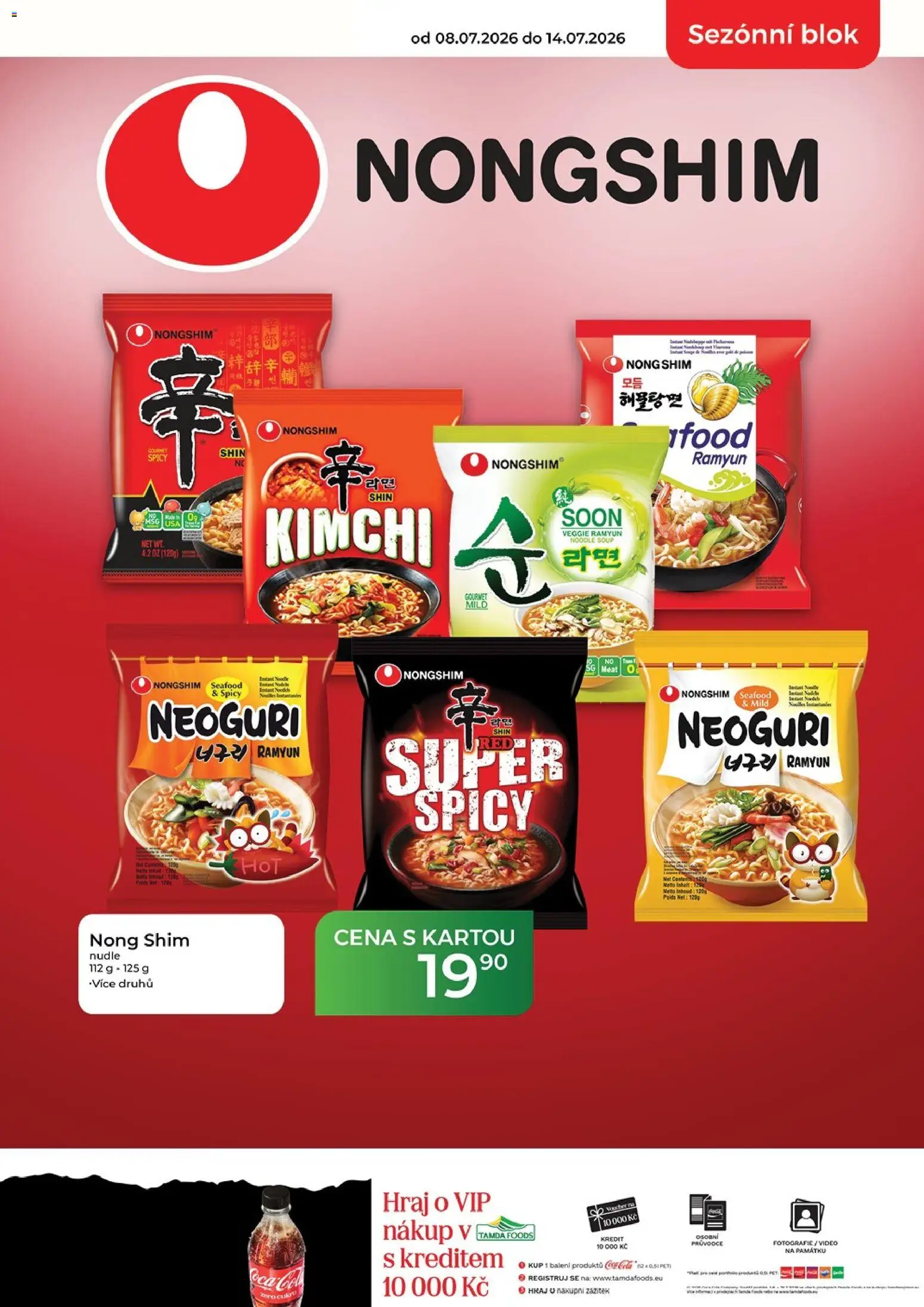 Tamda Foods leták od 08.07.2026 | Strana: 7 | Produkty: Veggie, Kimchi, Blok, Nudle