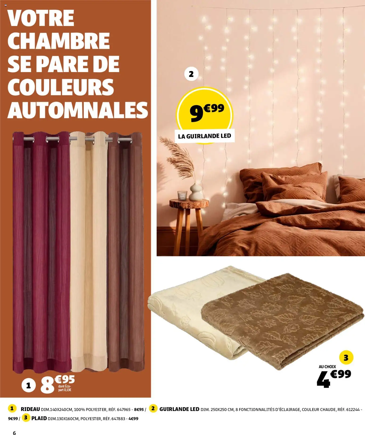 {H1} | Page: 6 | Produits: Guirlande LED, Plaid, Rideau