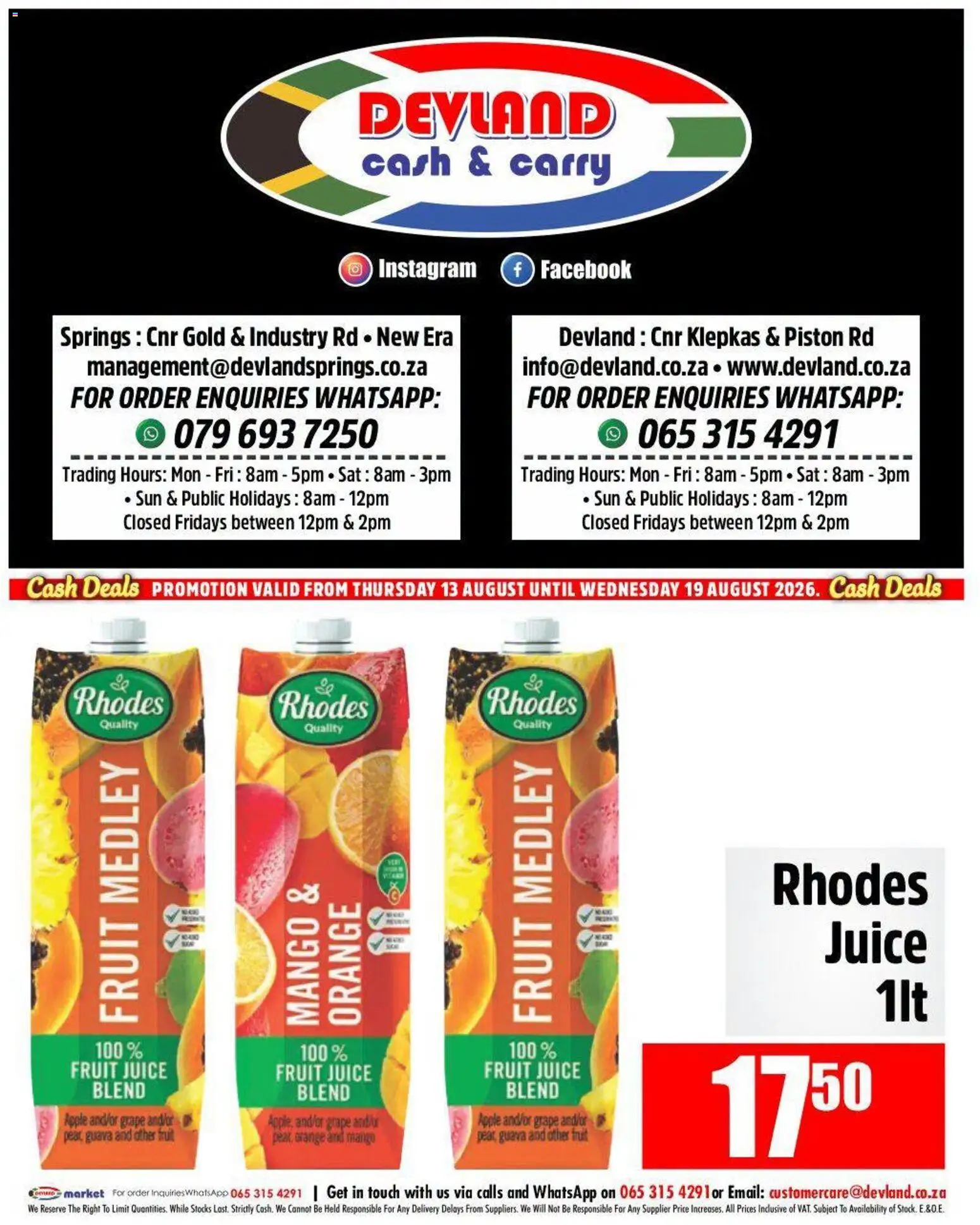 New Devland catalogue – valid from 13/08/2026 | Page: 5 | Products: Juice, Fruit, Mango