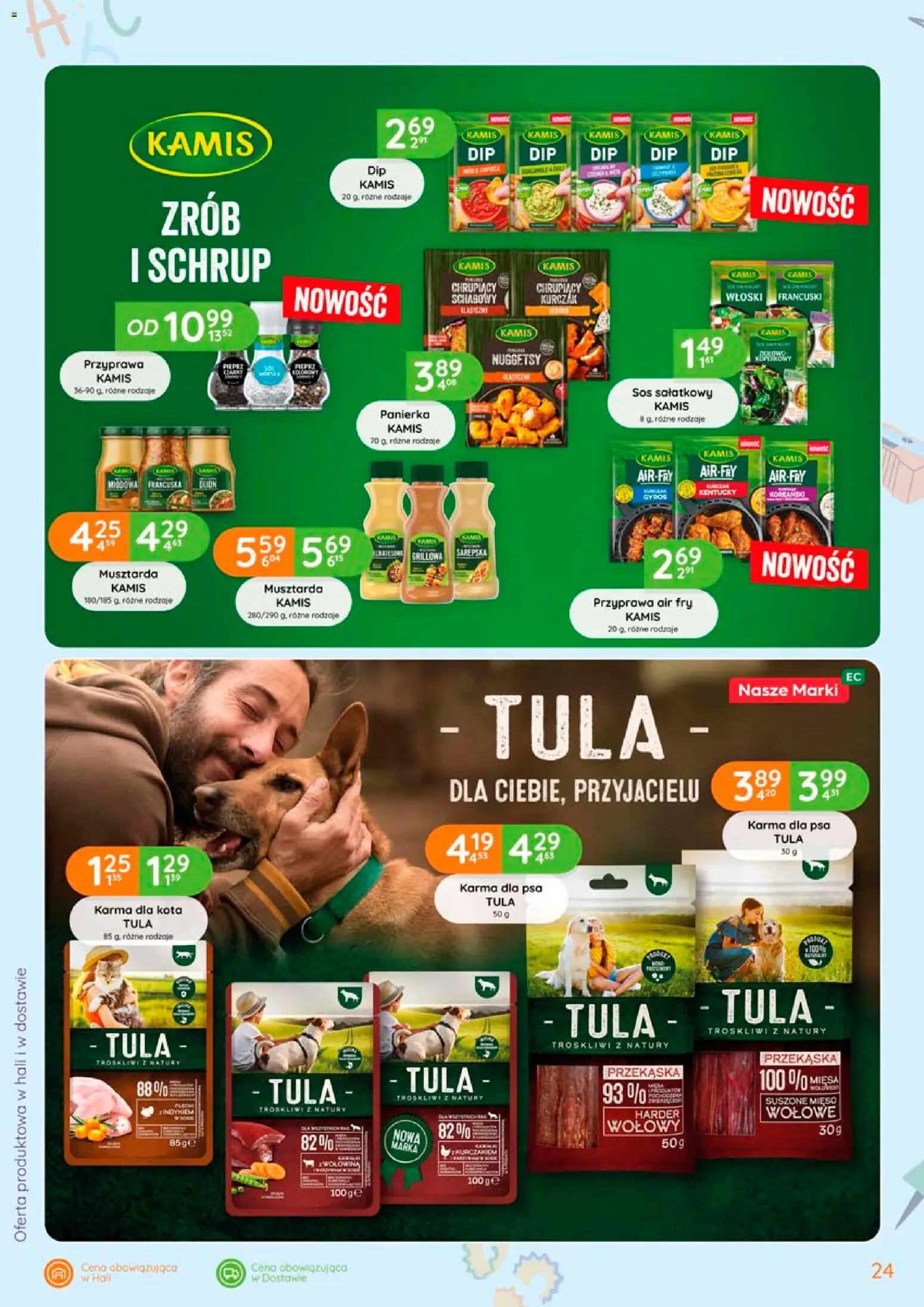 Eurocash gazetka - Powrót do Szkoły od 06.08.2026 | Strona: 24 | Produkty: Kurczak, Musztarda, Karma dla kota, Sos