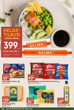 Forhåndsvisning av Coop Mega kundeavis gyldig fra 03/08/2026 | Side: 2 | Produkter: Kylling, Suport pentru farfurie, Necessär, Combină frigorifică