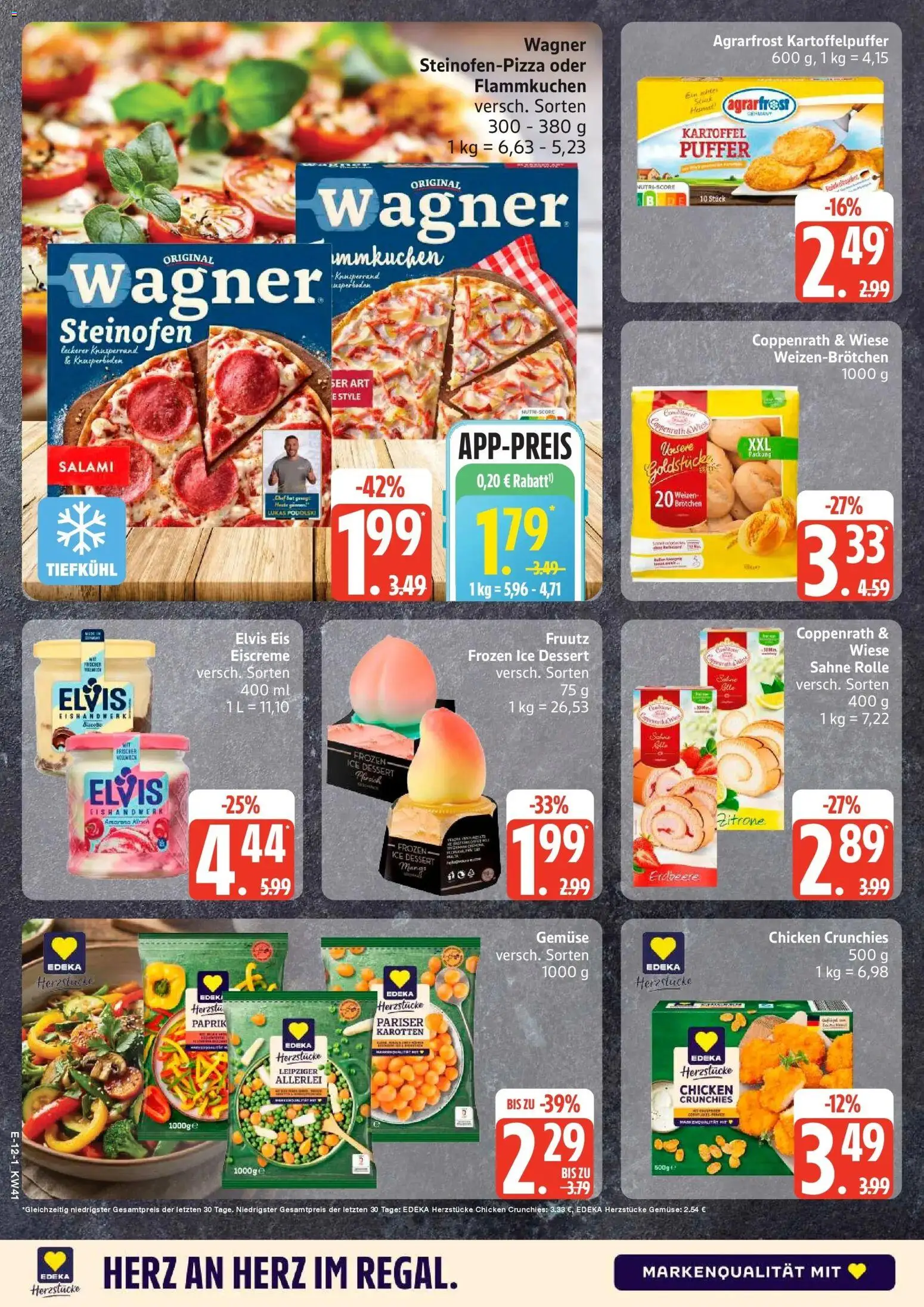 Edeka Prospekt Hemmoor (ab 05.10.2026) » Angebote Online | Seite: 15 | Produkte: Gemüse, Zitrone, Salami, Eis