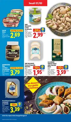 LIDL - Prévisualisation de J.D. GROSS Tablette Dubaï style chocolat blanc, 122 g valide à partir de 21.05.2026 | Page: 19